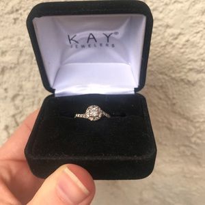 {SOLD} Kays rose gold diamond engagement ring